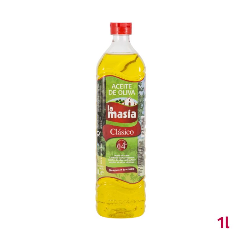 Botella de aceite de oliva Clásico 1 litro Botella de aceite de oliva Clásico 1 litro