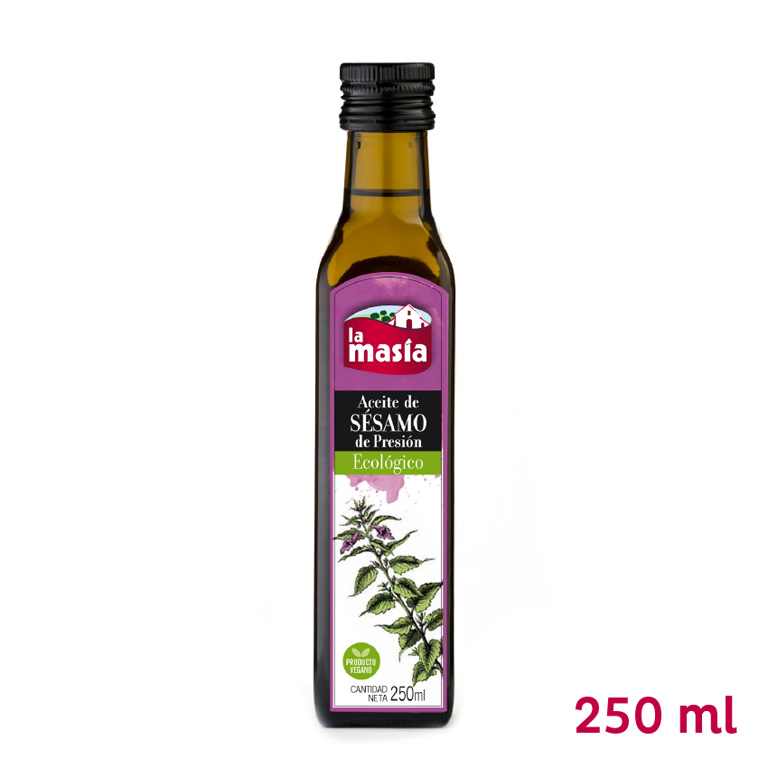 Botella de aceite de sésamo 250 ml