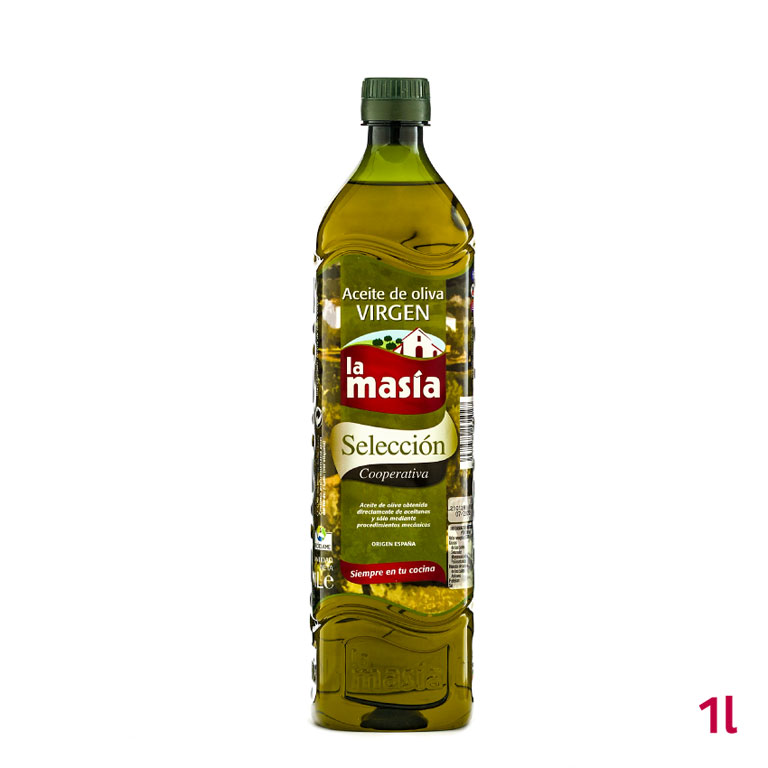Botella de aceite de oliva virgen Selección 1 litro