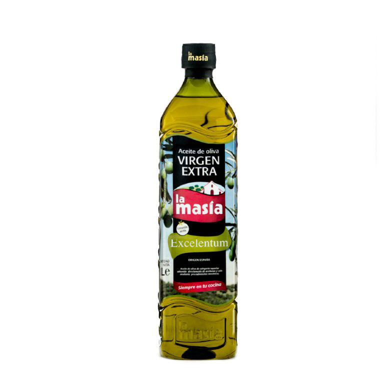 Botella de aceite de oliva virgen extra Excelentum